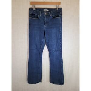 Levis Classic Boot Jeans Womens 10 Midrise Medium Wash Denim Pants 30x32 GUC